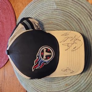 Autographed Reebok Tennesse hat